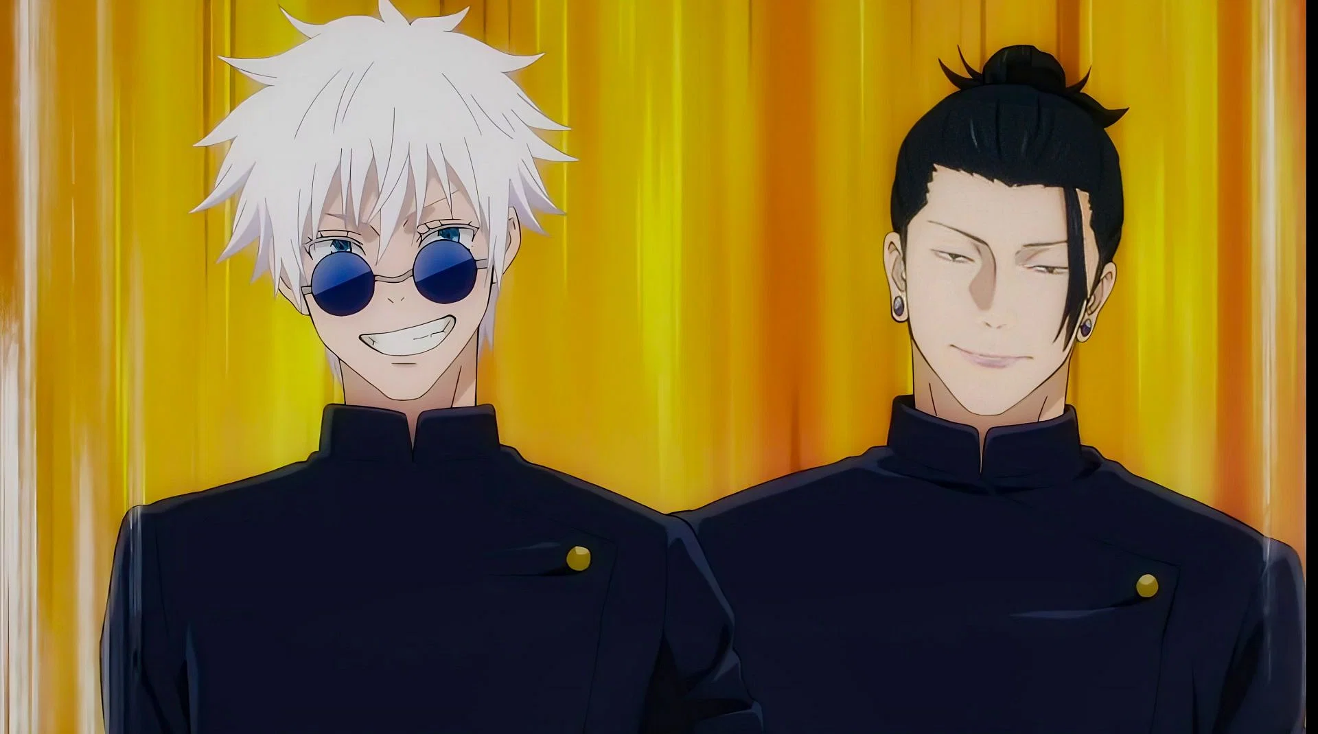 Gojo and Geto, as seen in the anime