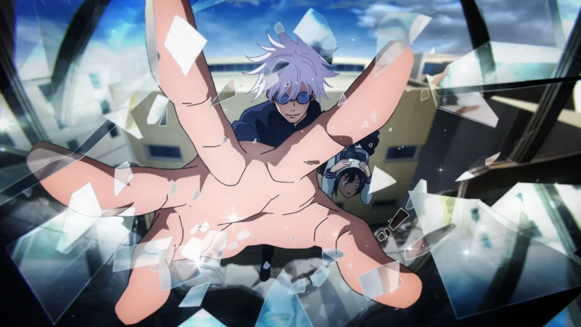 Gojo and Amanai in Jujutsu Kaisen