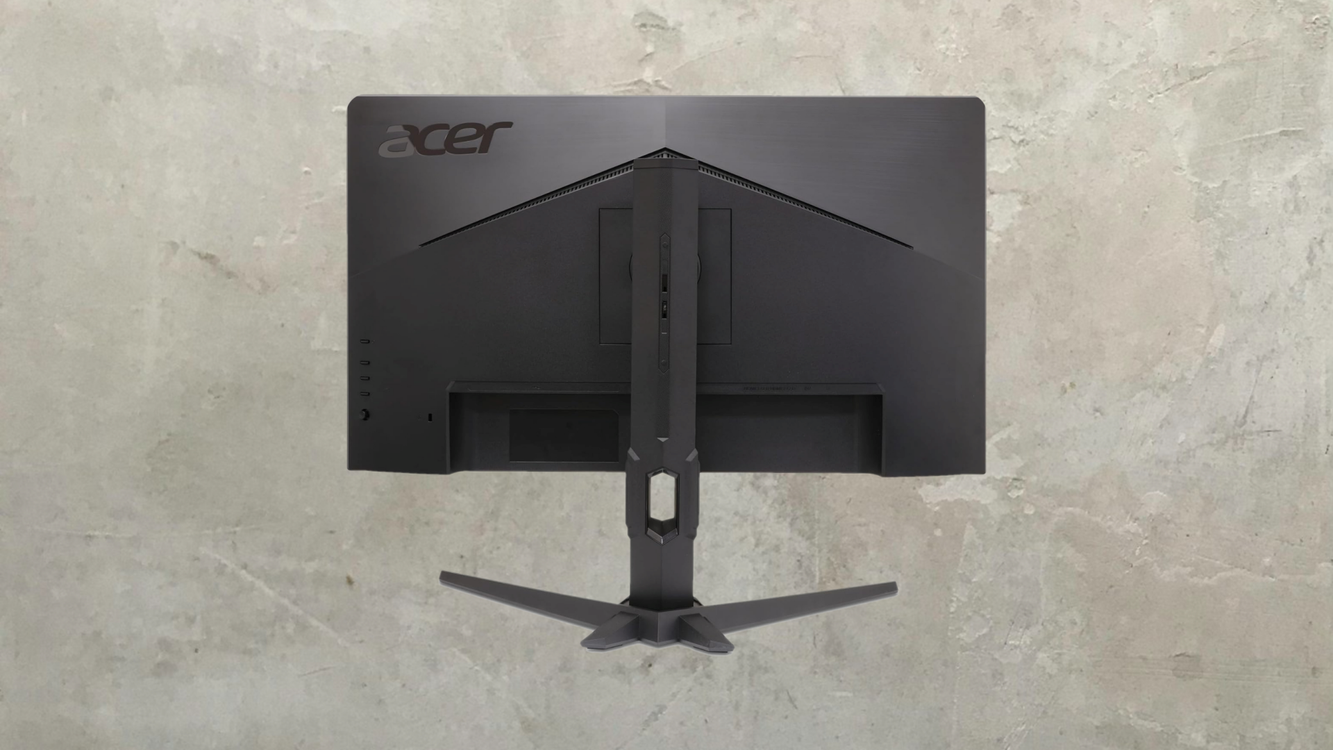 Acer Nitro gaming monitor rear view (Image via: Deltia's Gaming, Acer, Amazon)