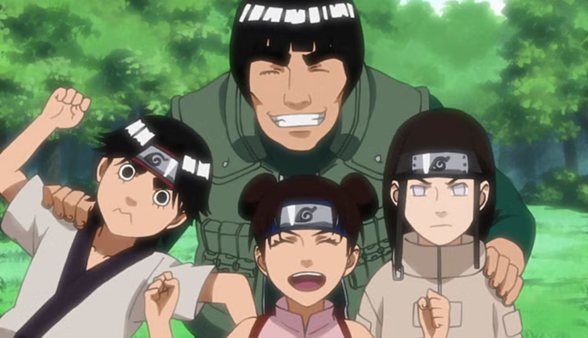 Might Guy with his students