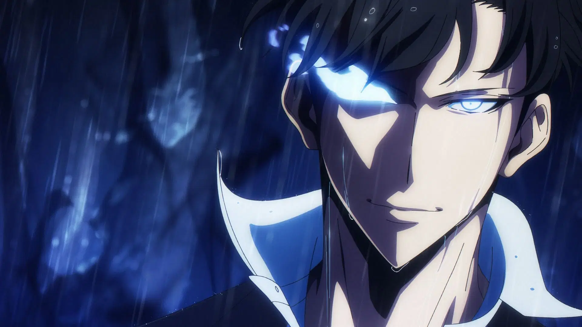 Jinwoo as seen in the Solo Leveling anime (Image via A-1 Pictures)