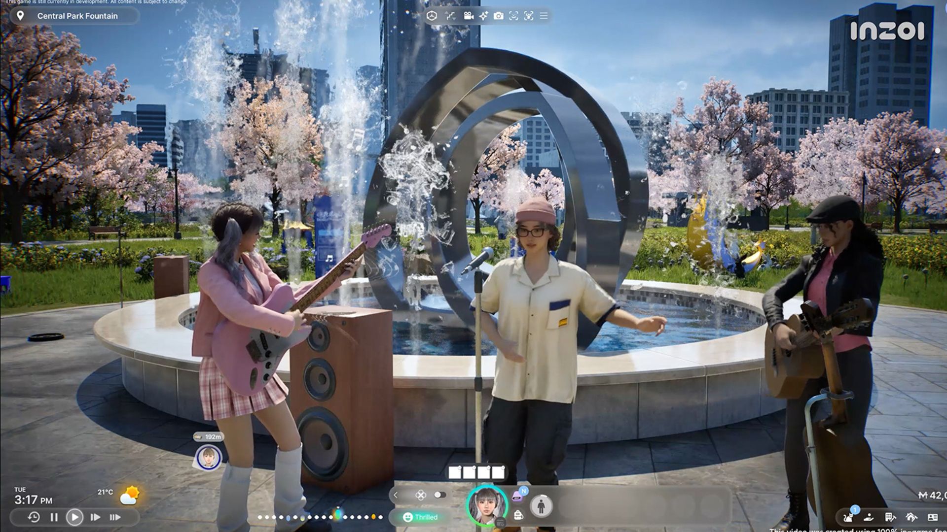 Interact with other Zois (Image via Krafton)