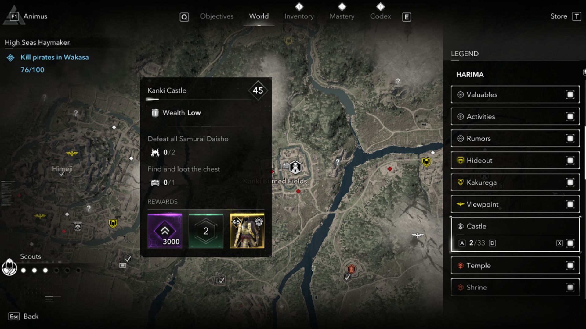 Kanki Castle (Source: Ubisoft)