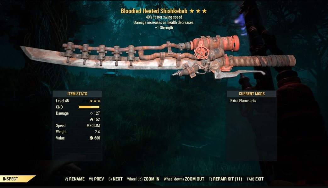 shishkebab weapon fallout 76