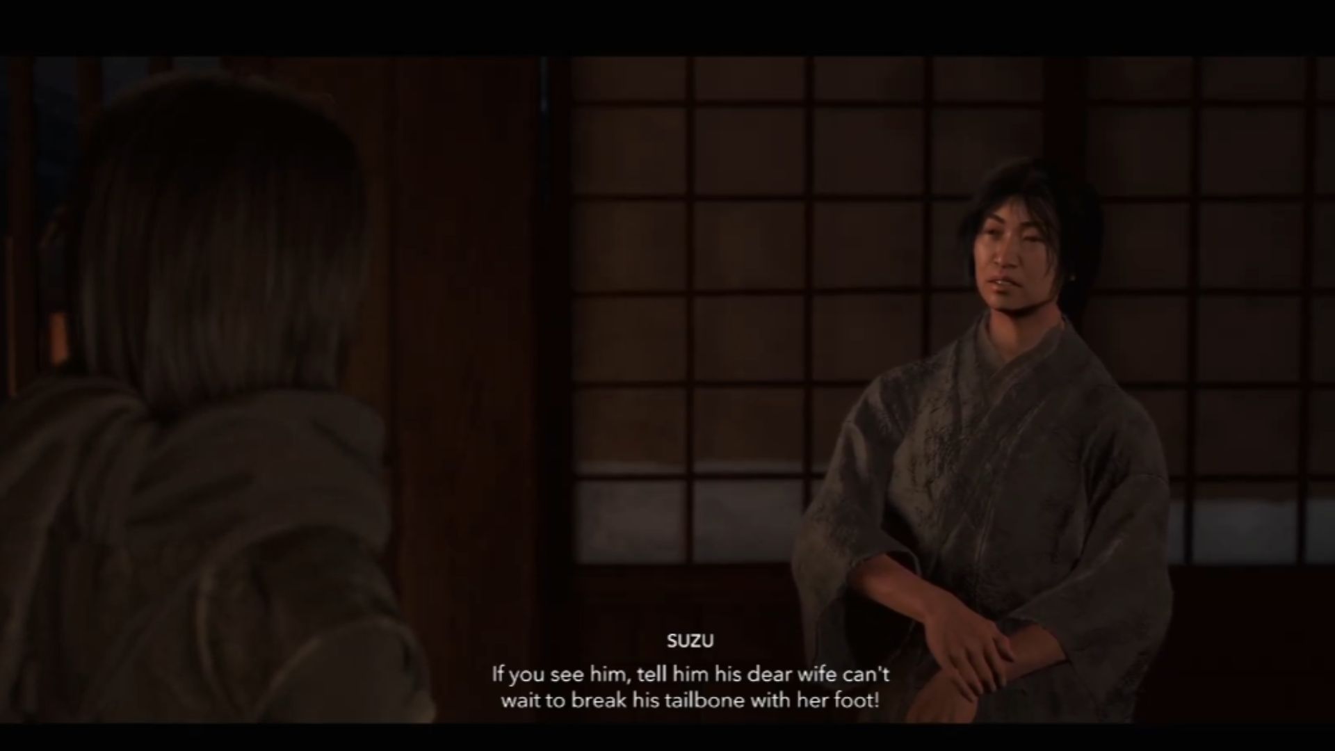 Talk to the commander's wife (Source: Ubisoft, WoW Quests on YouTube)