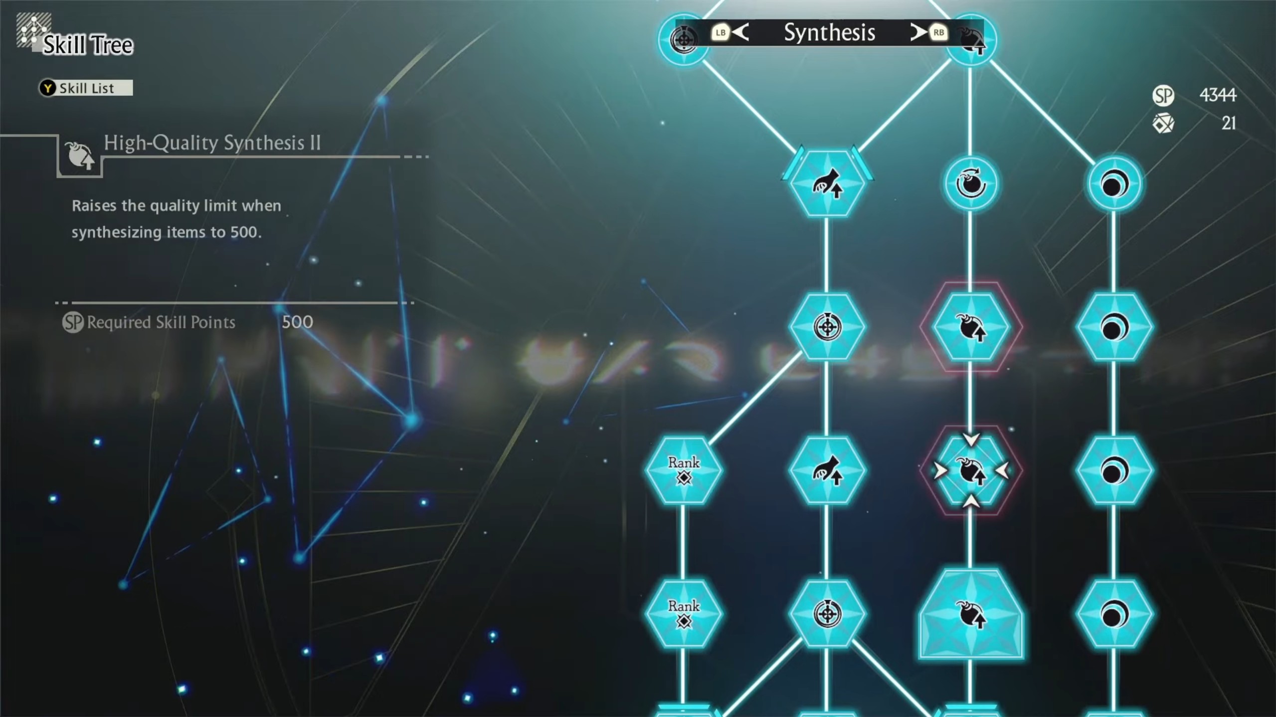 synthesis skill tree atelier yumia