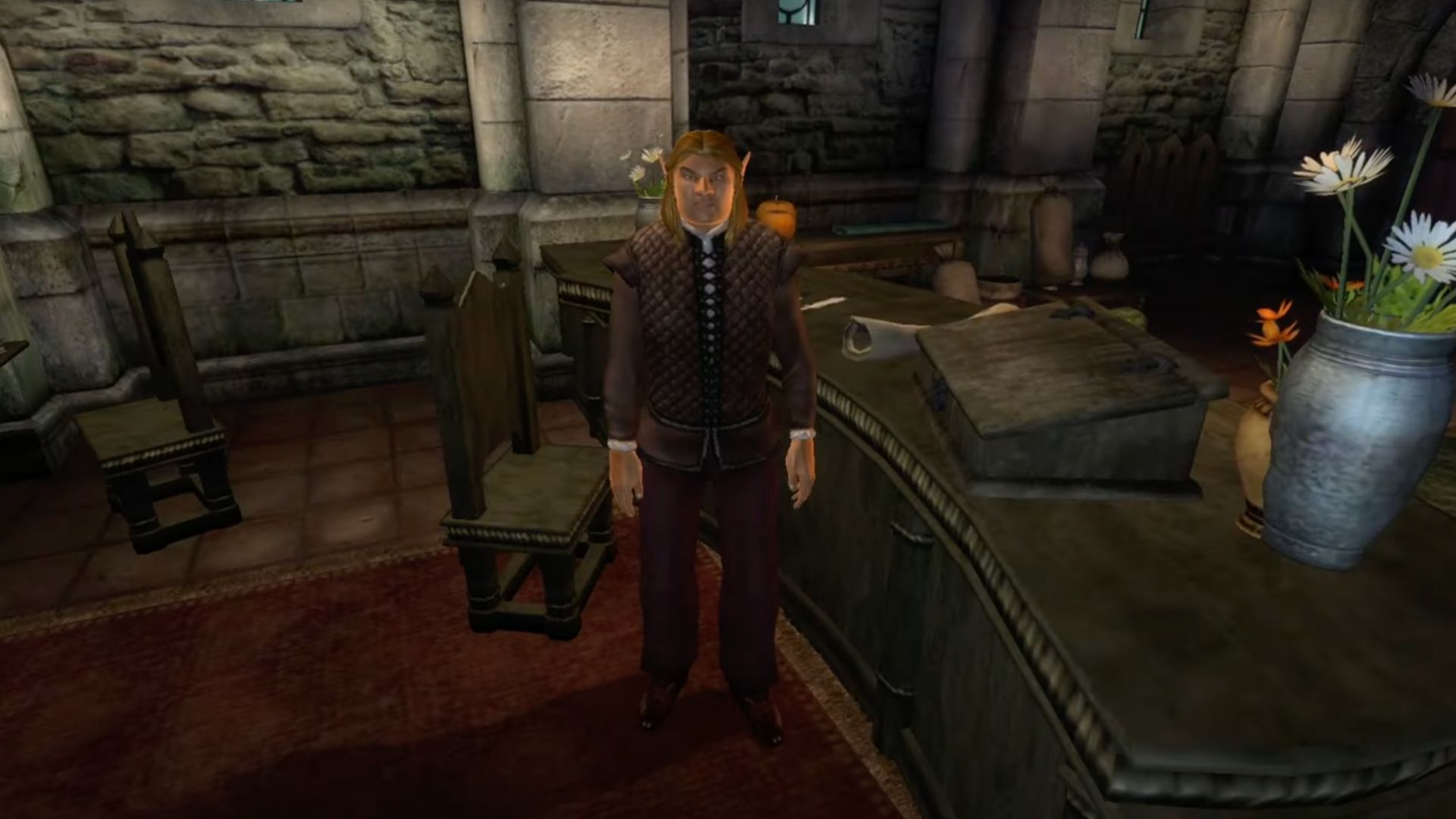 Find out Thoronir's shop in the Market District. (Image via A Bard's Ballad/YouTube, Bethesda Softworks)