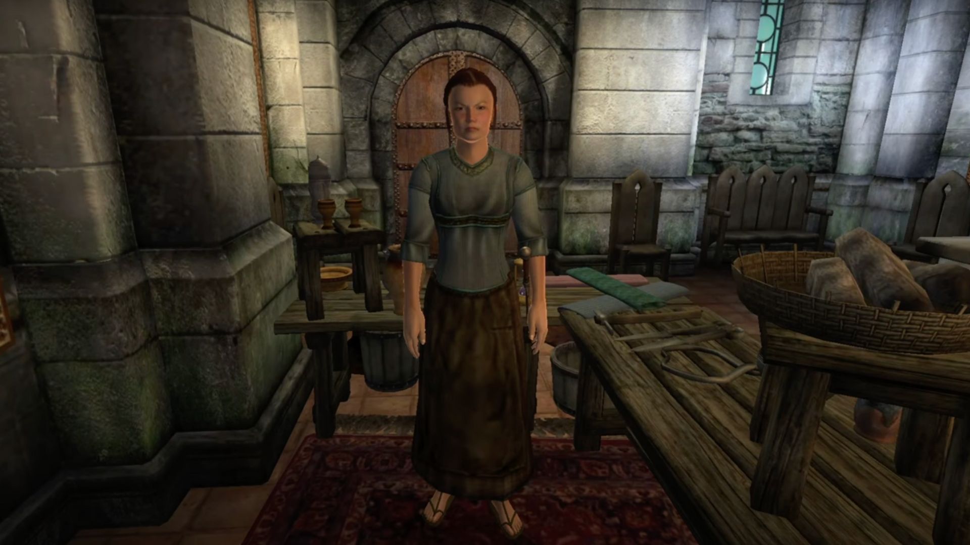 Speak with Jensine (Image via Bethesda Softworks)
