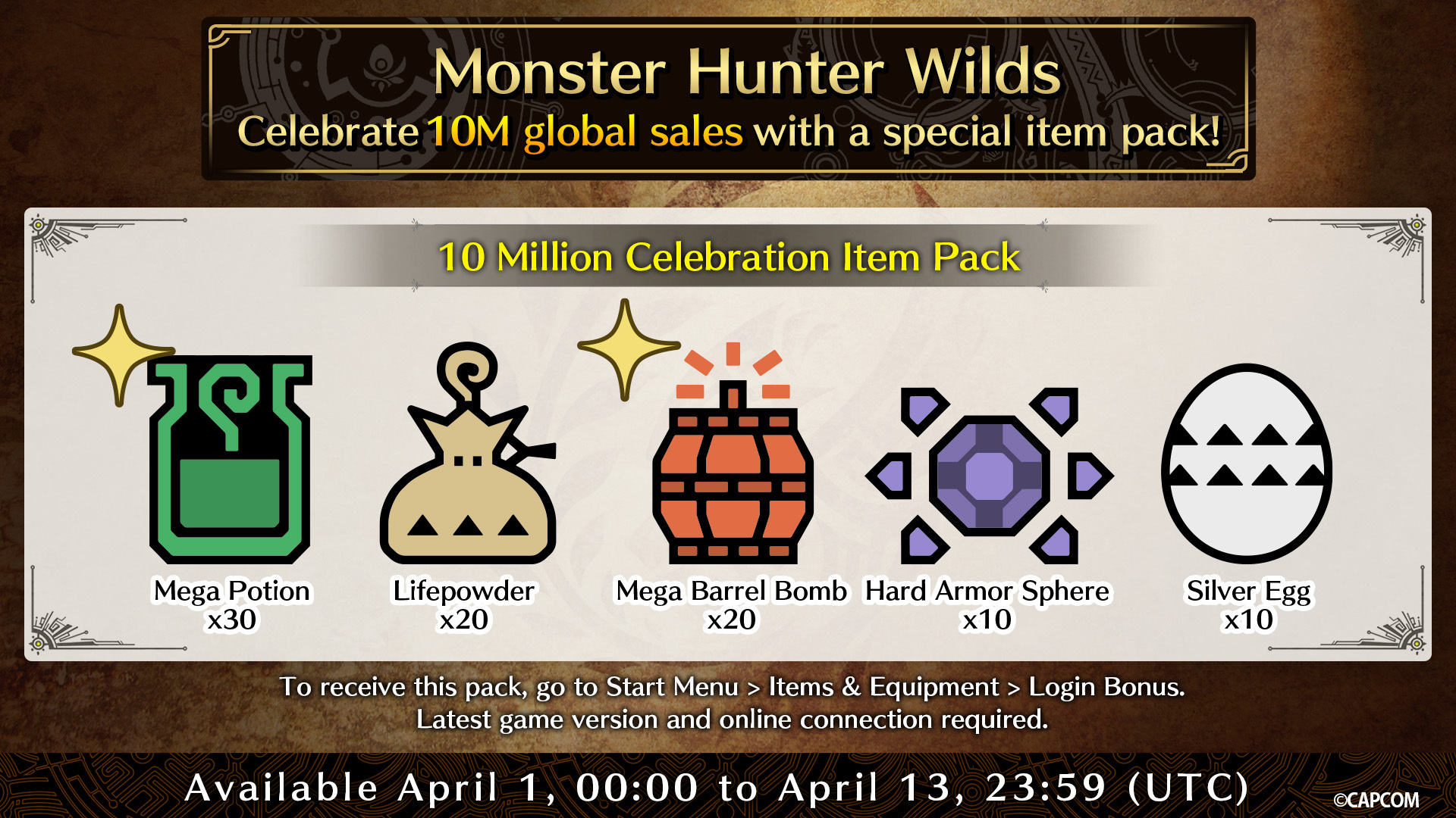 10 Million Celebration Item Pack