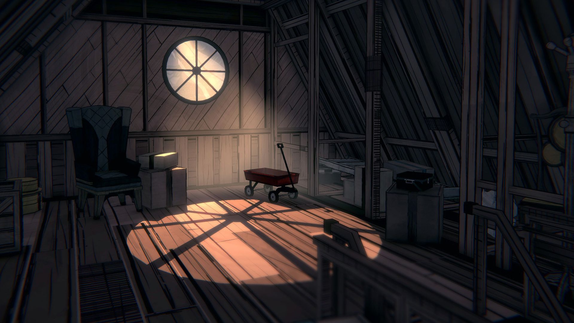 Find the File Cabinet Key in the dark tunnel on the Grounds. (Source: Raw Fury)