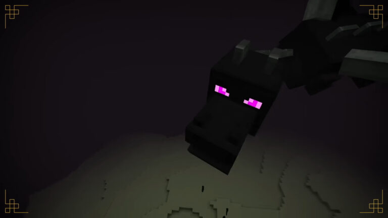 Defeat the Ender Dragon for its egg (Image via Mojang Studios)