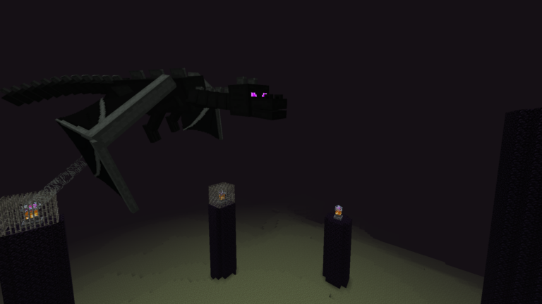 Want to fight the Ender Dragon again? (Image via Mojang Studios)