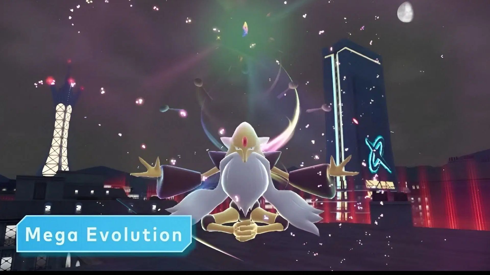 Alakazam undergoing Mega Evolution in Pokemon Legends Z-A (Source: TPC)