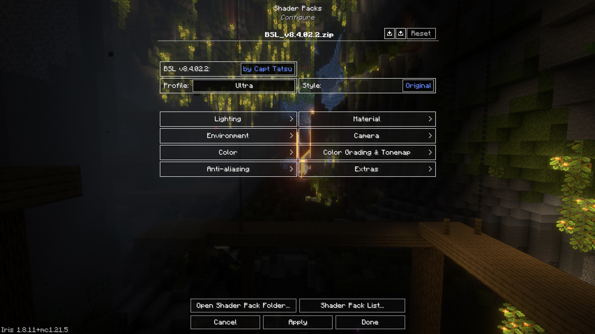 BSL Shaders with Neoforge on 4070 Ti Super