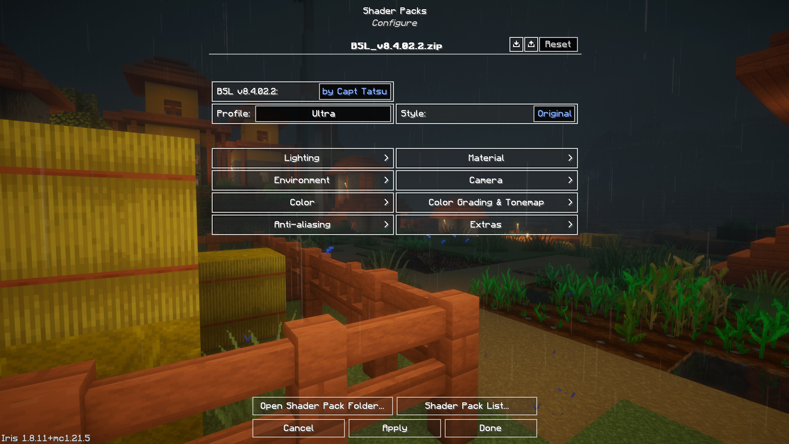 RTX 4080 Super with BSL Minecraft Shader