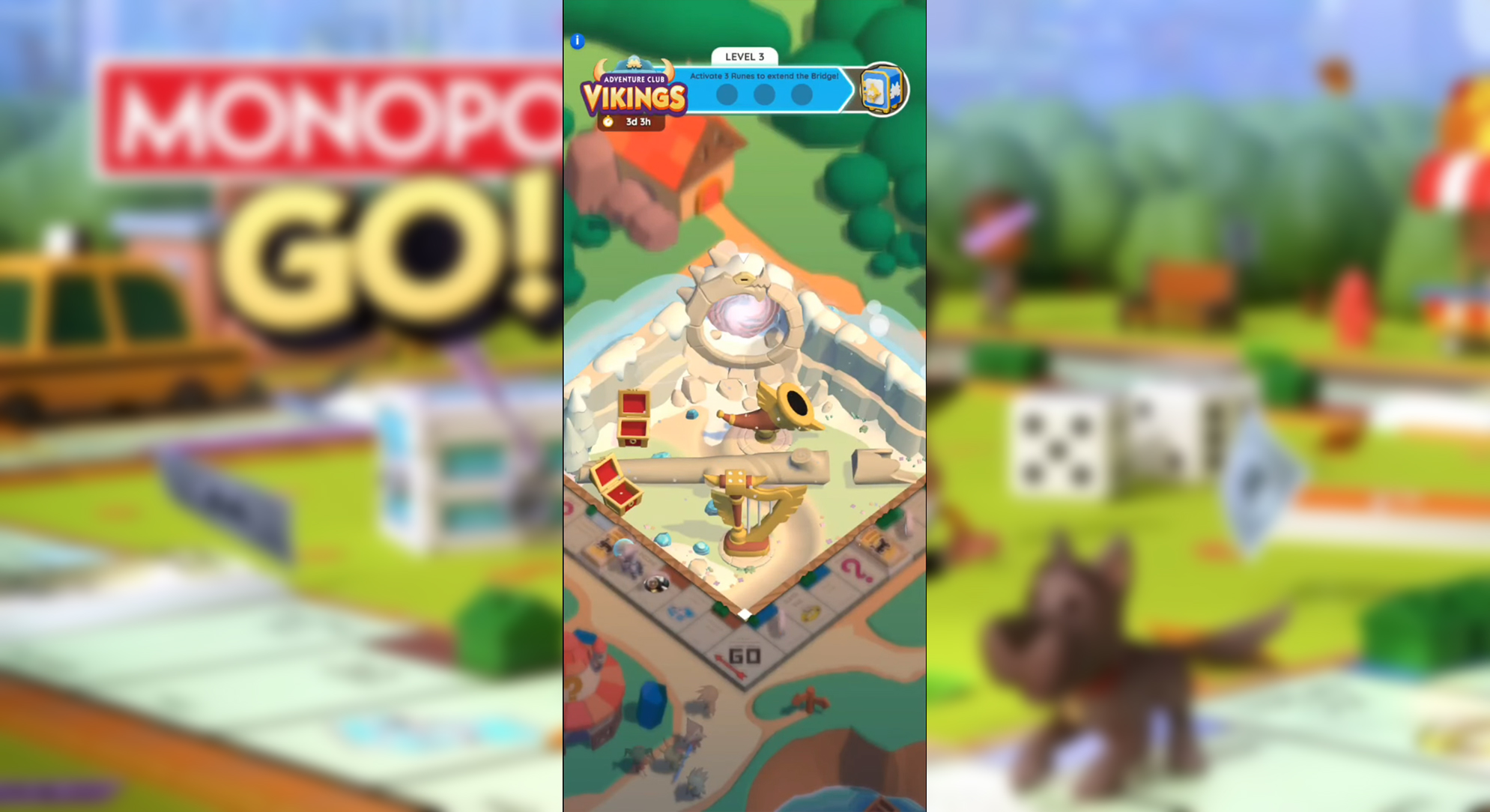 Adventure Club Viking Event in Monopoly GO