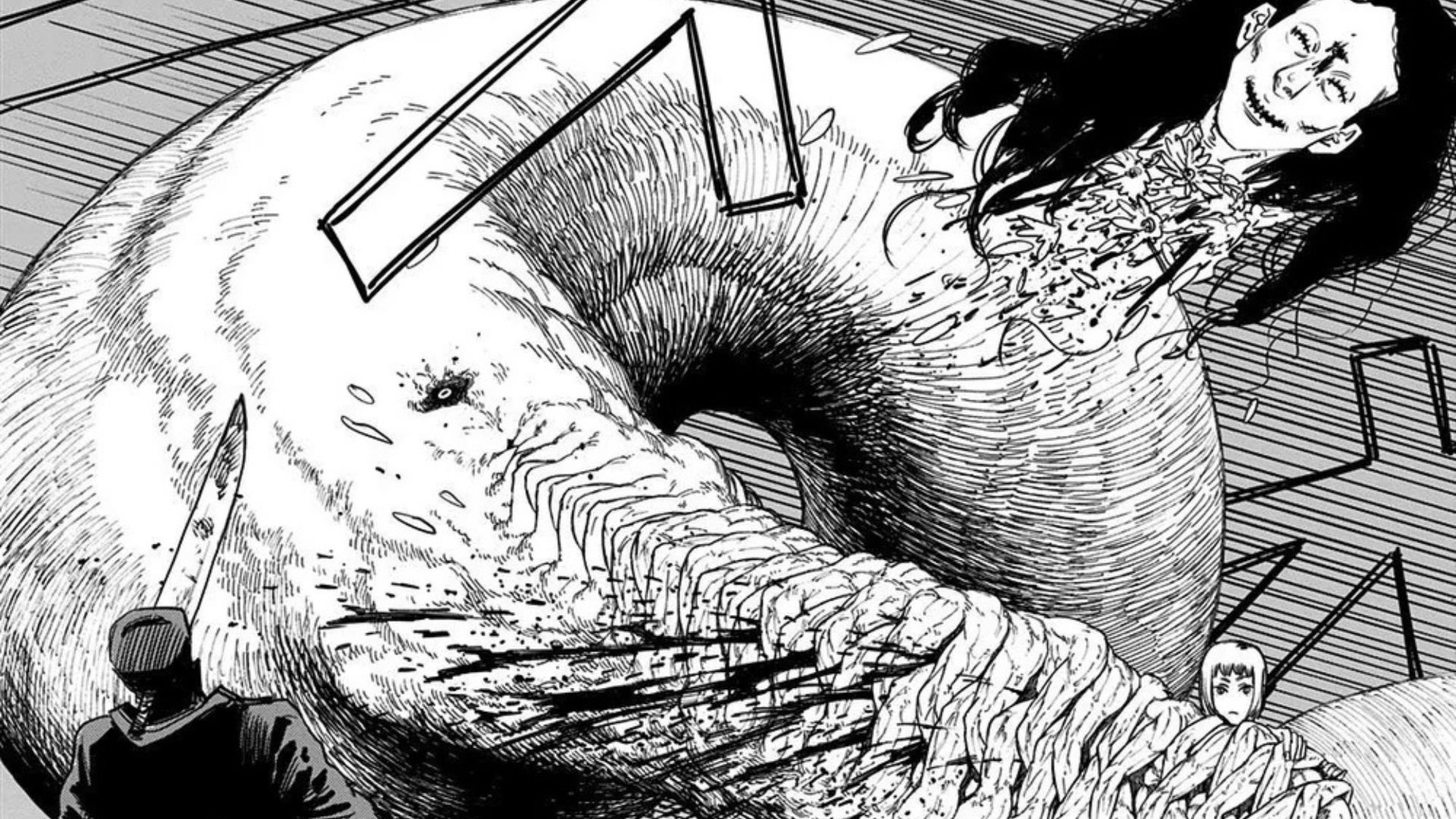 Akane Sawatari controlling the Snake Devil as seen in the Chainsaw Man manga (Image via Shueisha)