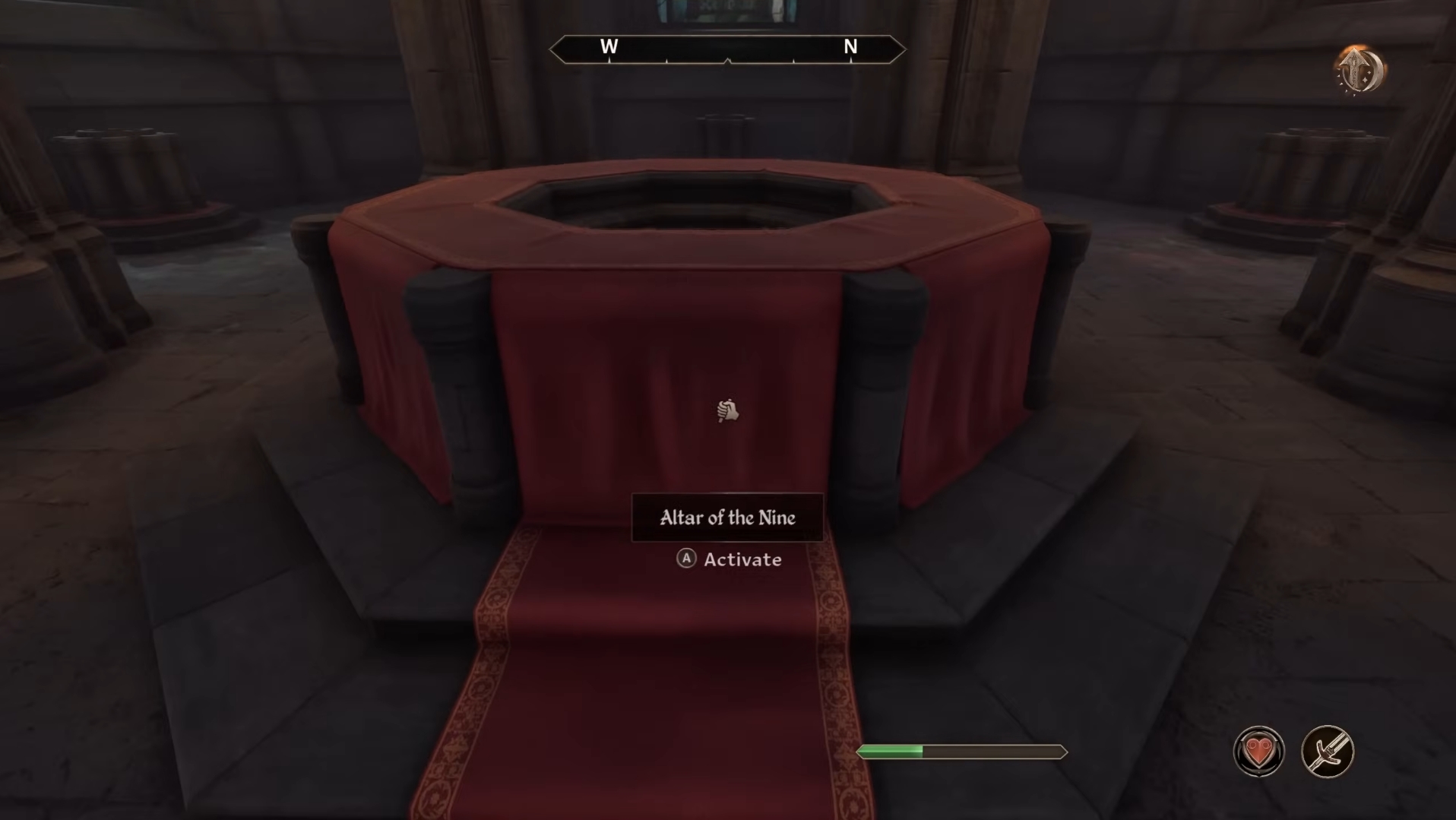 Altar of the Nine (Image via Bethesda)