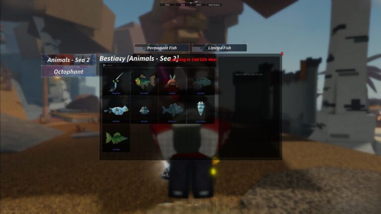 Animal update New Bestiary [Animals] - Fisch (Image via Roblox Corporation)
