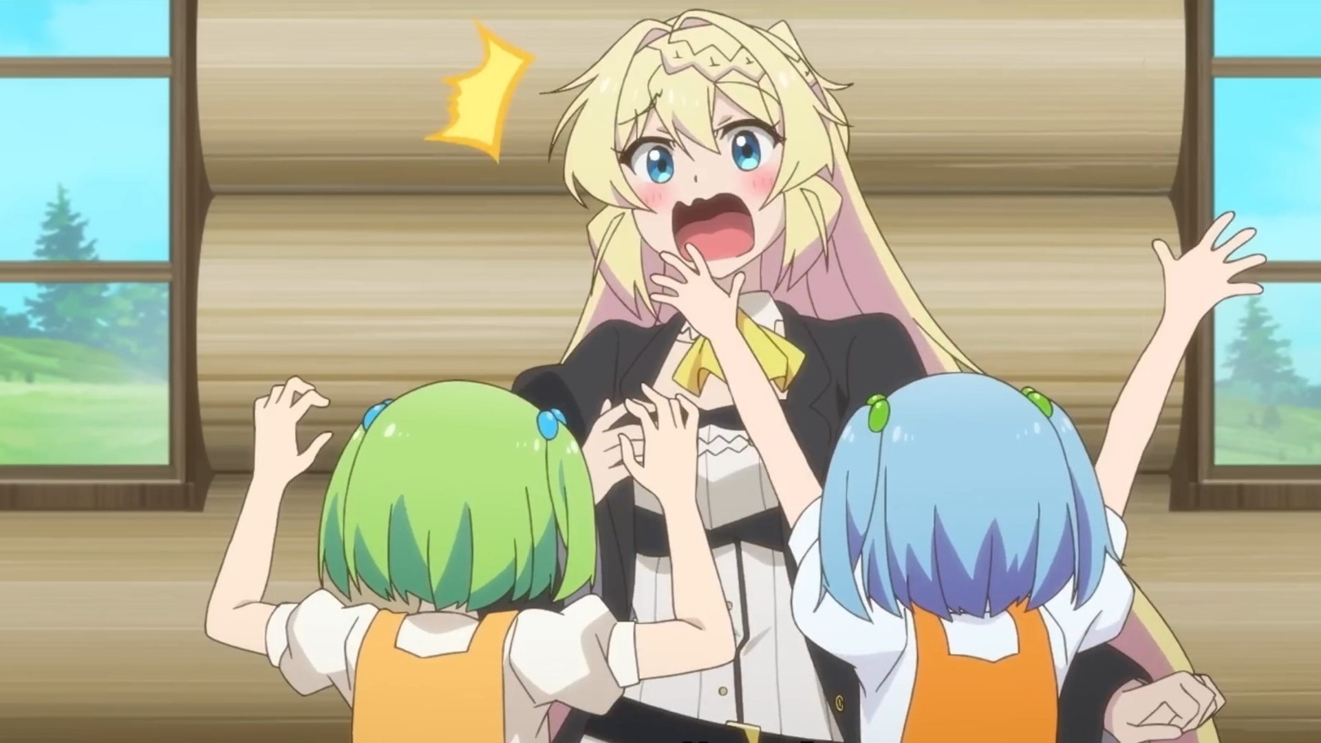 Azusa, Shalfa, and Falfa, as seen in the trailer (Image via Studio Teddy)
