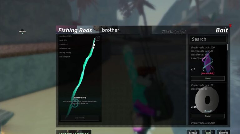 Brother's rod - Fisch (Image via Roblox)
