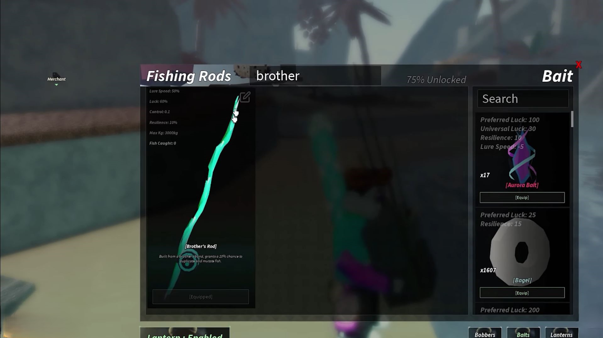 Brother's rod - Fisch (Image via Roblox)