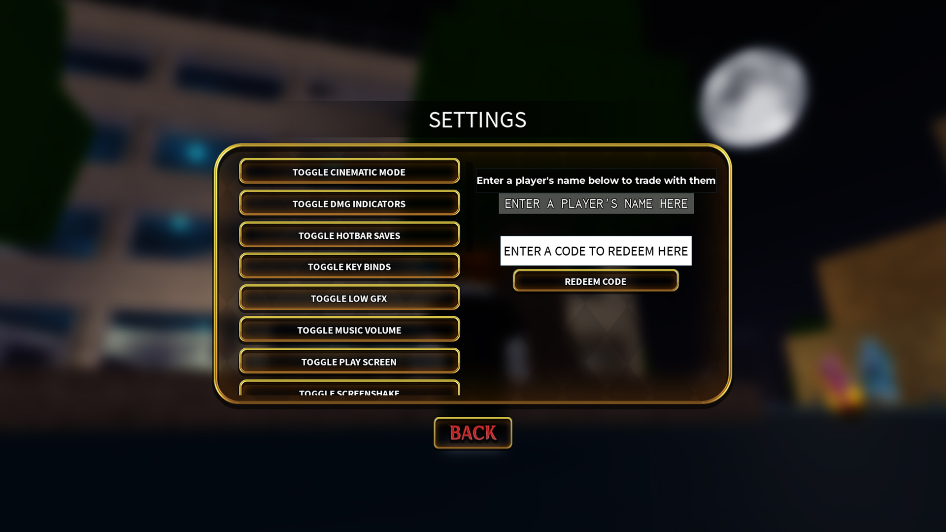 Redeem your codes here (Image via Roblox)