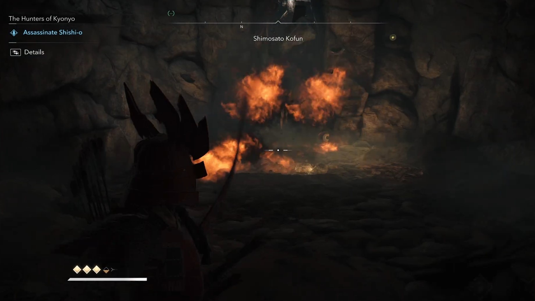 Use the explosive pot to clear the debris (Image via Ubisoft)
