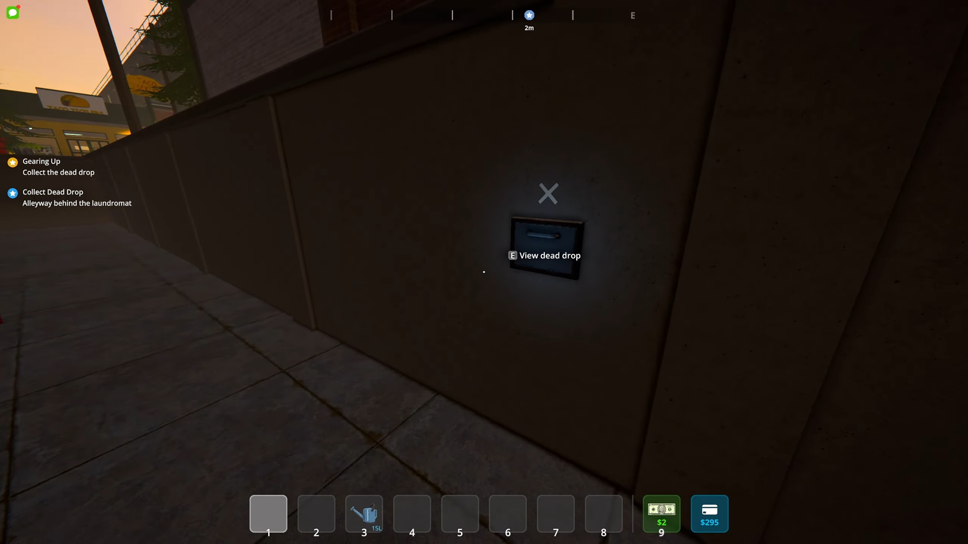 Dead drops are always in the form of hatches on walls. (Source: TVGS | Gamerack/YouTube)