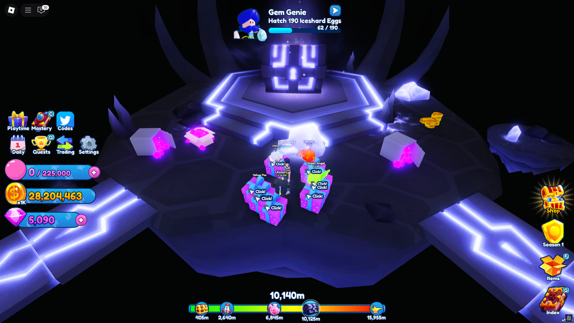 Mystery box - Bubble gum simulator Infinity (Image via Roblox)