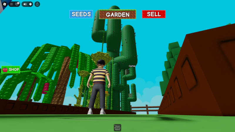 Giant trees from Super Seeds (Image via Roblox)
