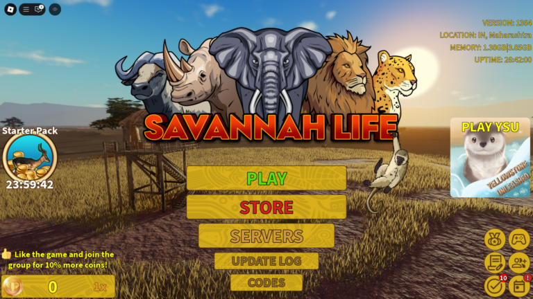Savannah Life (Image via Roblox)