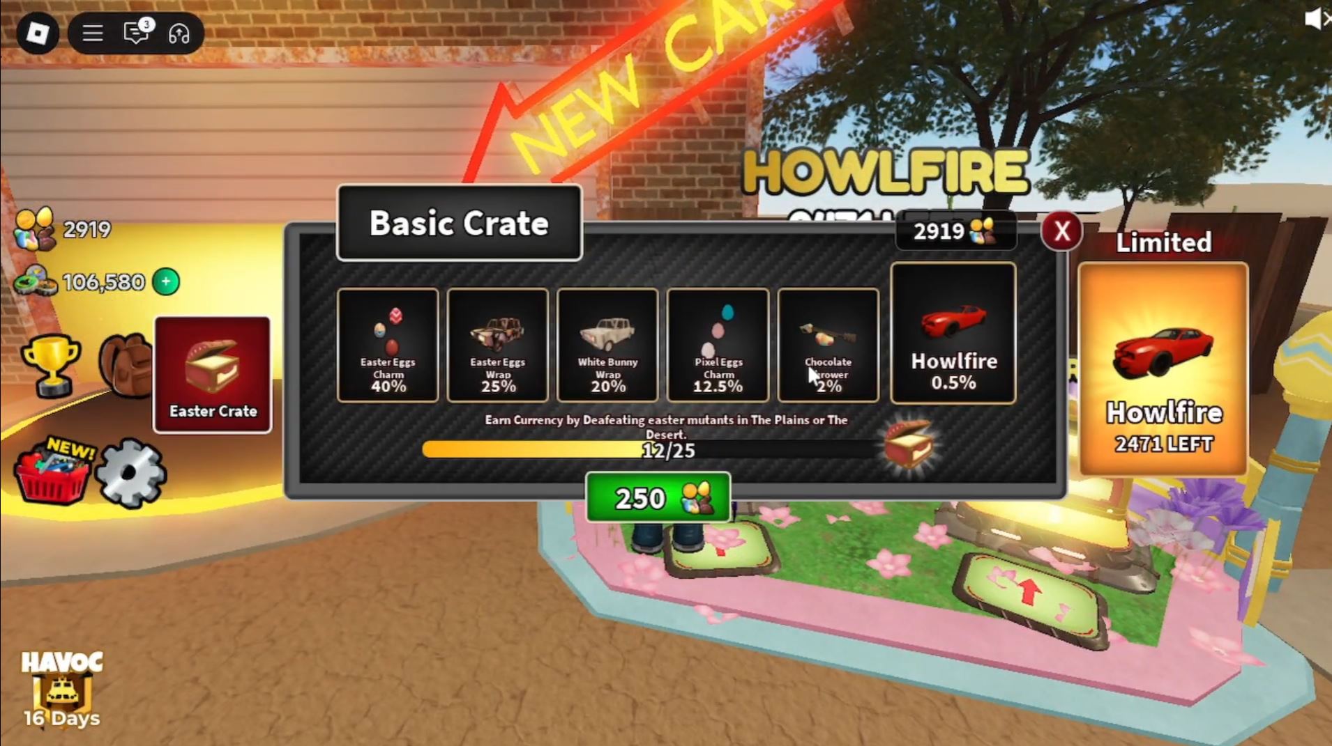 Easter egg crate - a dusty Trip (Image via Roblox)