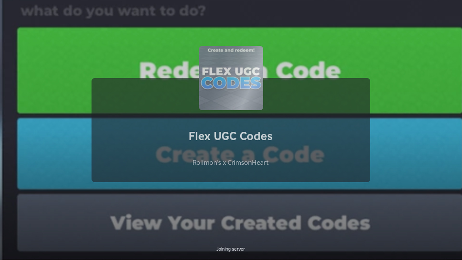 Flex UGC Codes (Image via Roblox Corporation)