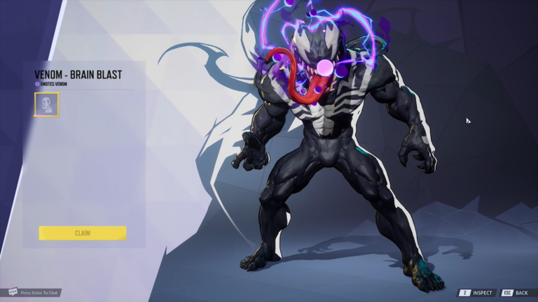 Giant Size Brain Blast Emotes Venom
