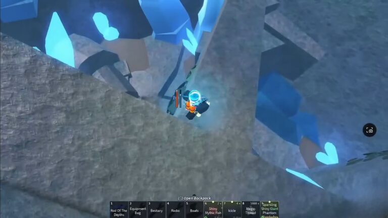 Glacial Grotto Hidden Path - Fisch (Image via Roblox Corporation)