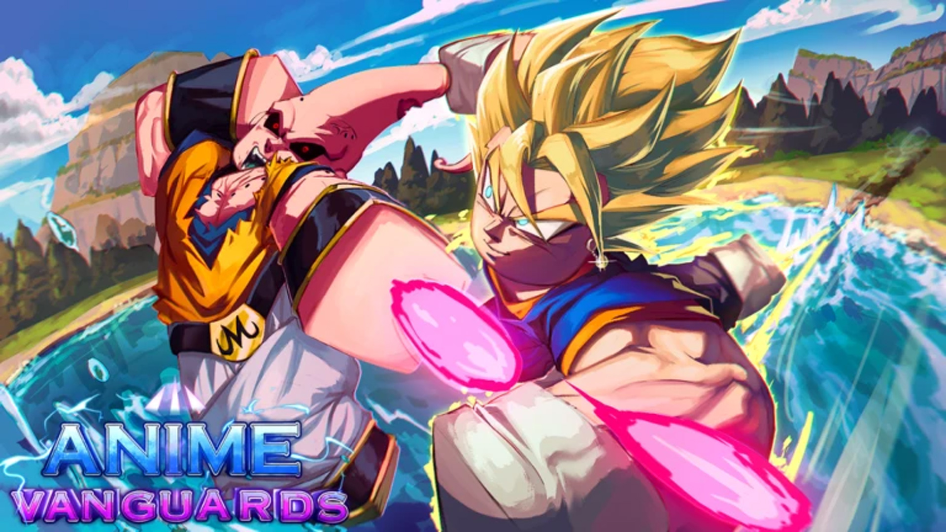 Roku is inspired by Goku (Image via Anime Vanguards Roblox)