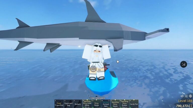 The Great Hammerhead Shark | Fisch (Image via Roblox)