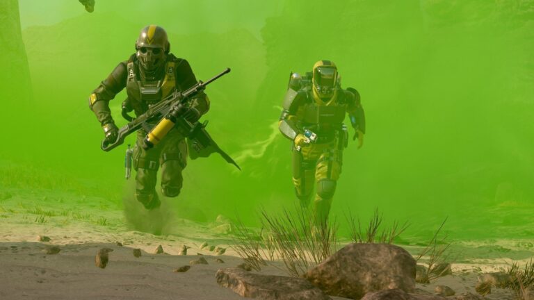 Chemical weapons in Helldivers 2 (Image via Arrowhead)