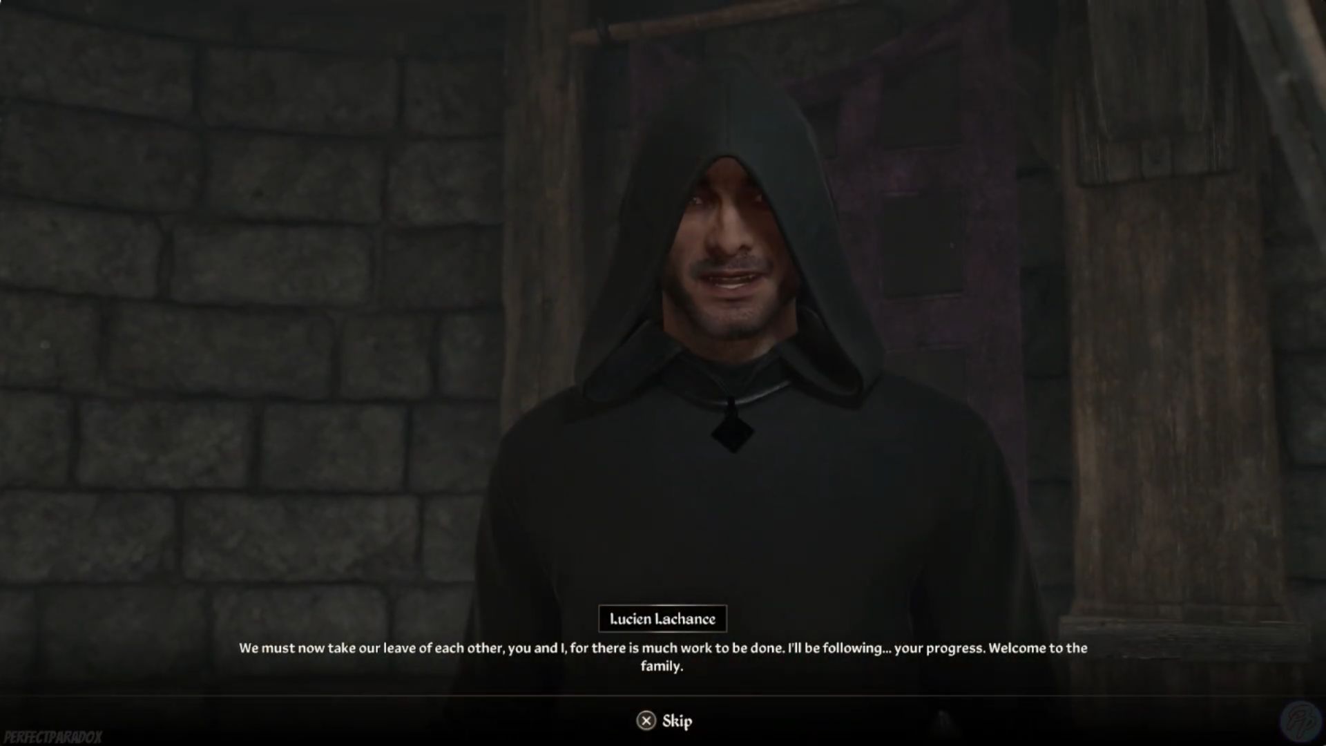 Complete Lucien Lachance's quest to join the Dark Brotherhood. (Image via Bethesda Softworks)