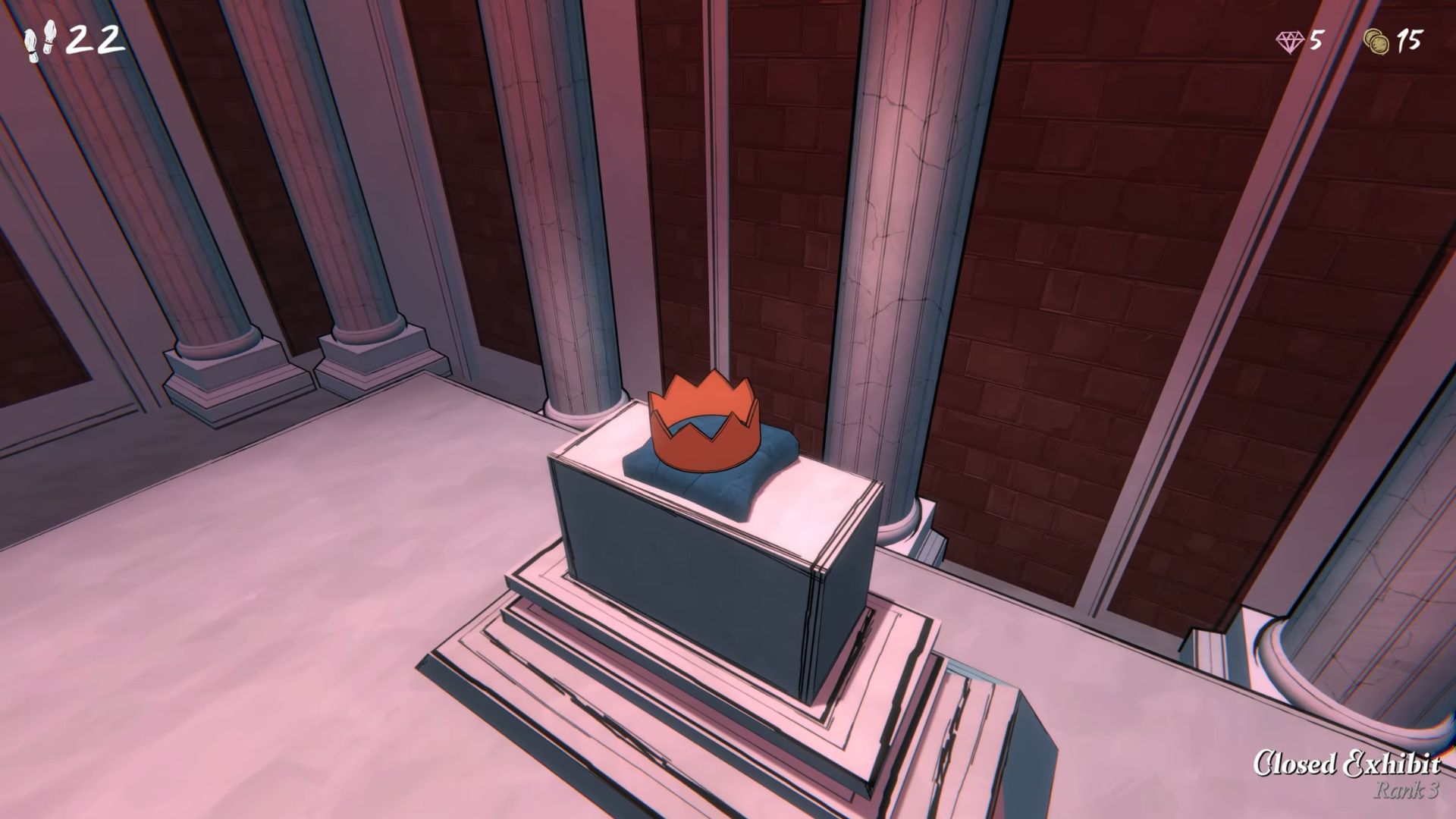 Grab the Red Paper Crown within the timer