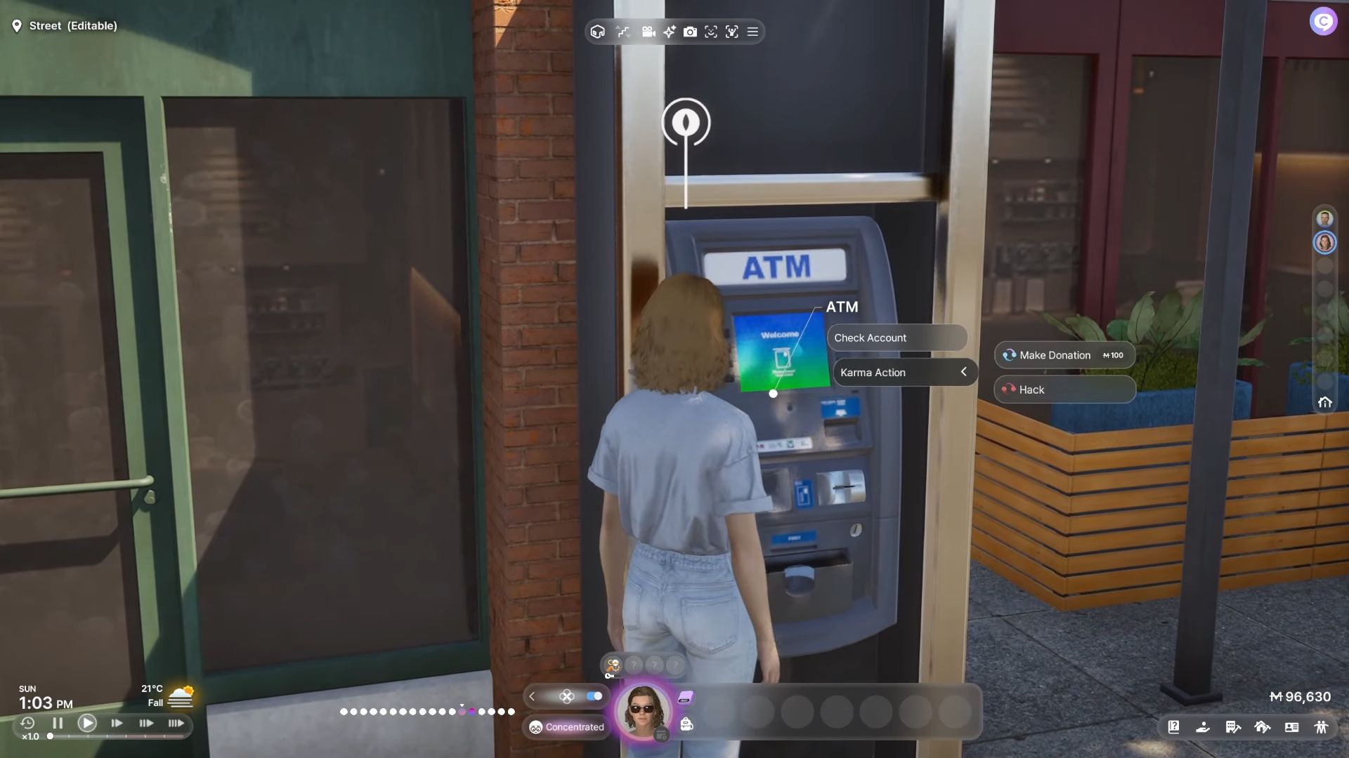Choose Hack to rob an ATM