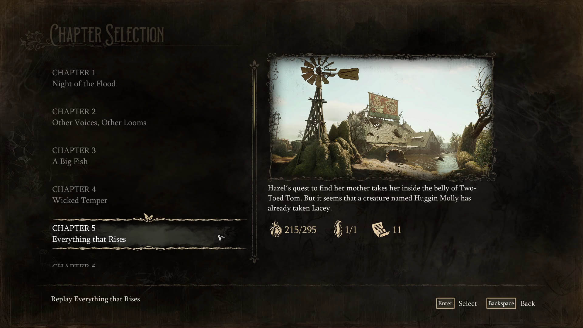 How to Replay Chapters in South of Midnight