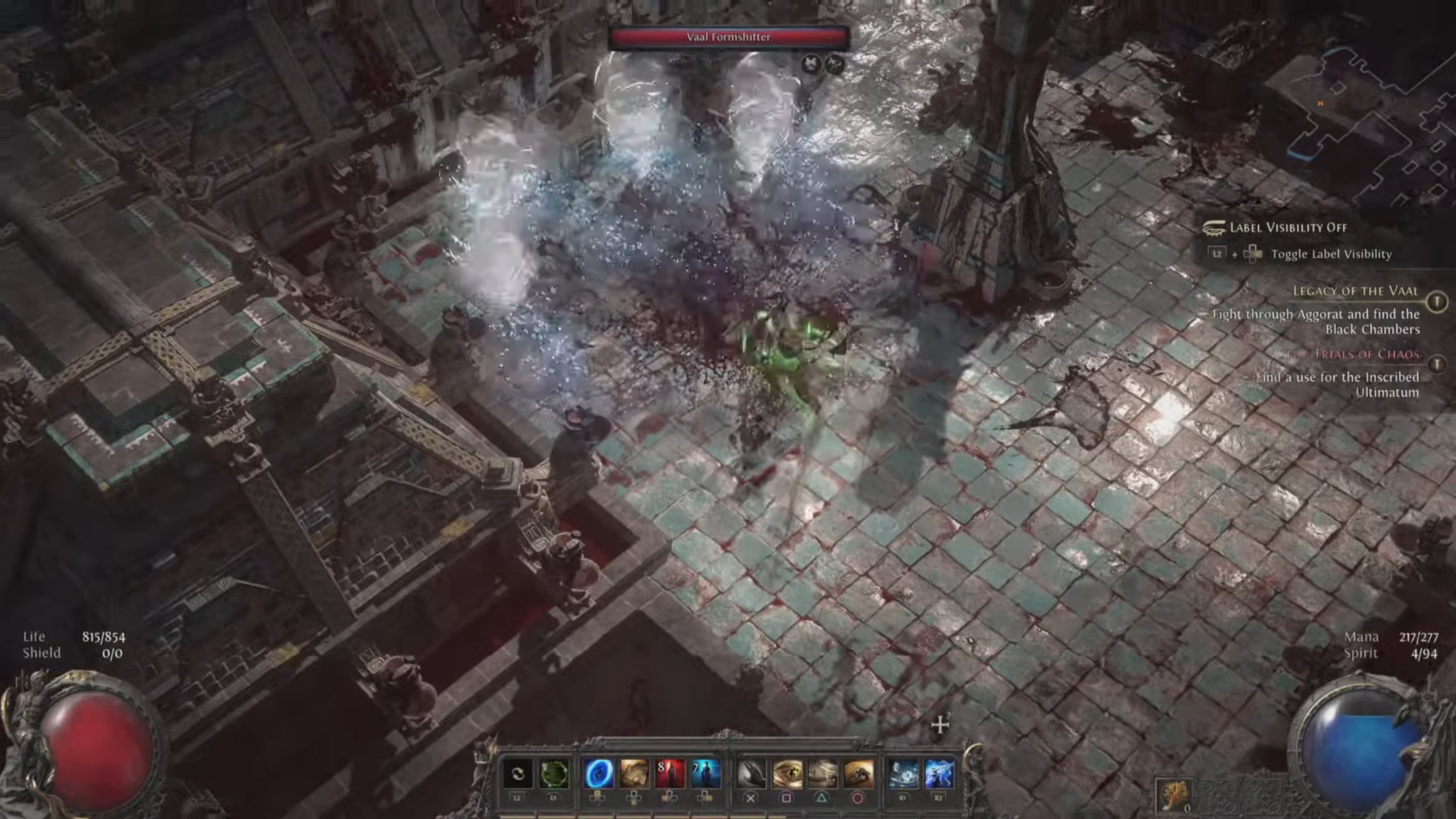 Huntress Herlad of Blood build playstyle