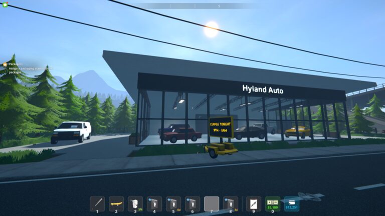 Hyland Autos in Schedule 1. (Source: TVGS | Deltia's Gaming)