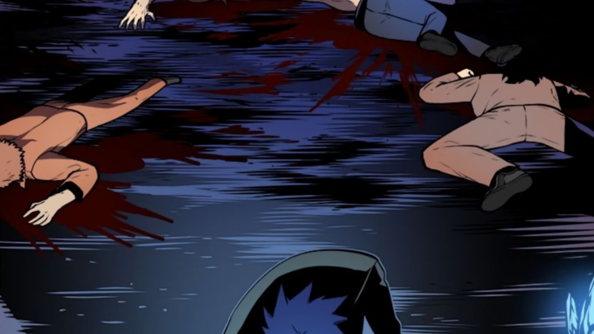 Taeshik's victims as seen in the Solo Leveling manhwa