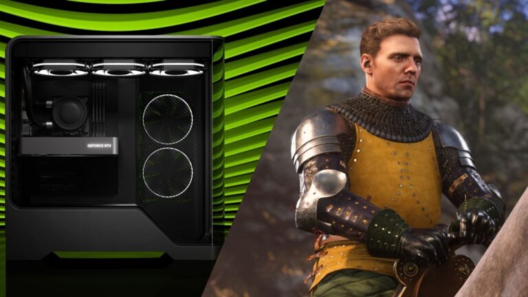 Kingdom Come Deliverance II can be played comfortably with the RTX 5060 (Image via Deep Silver | Nvidia)