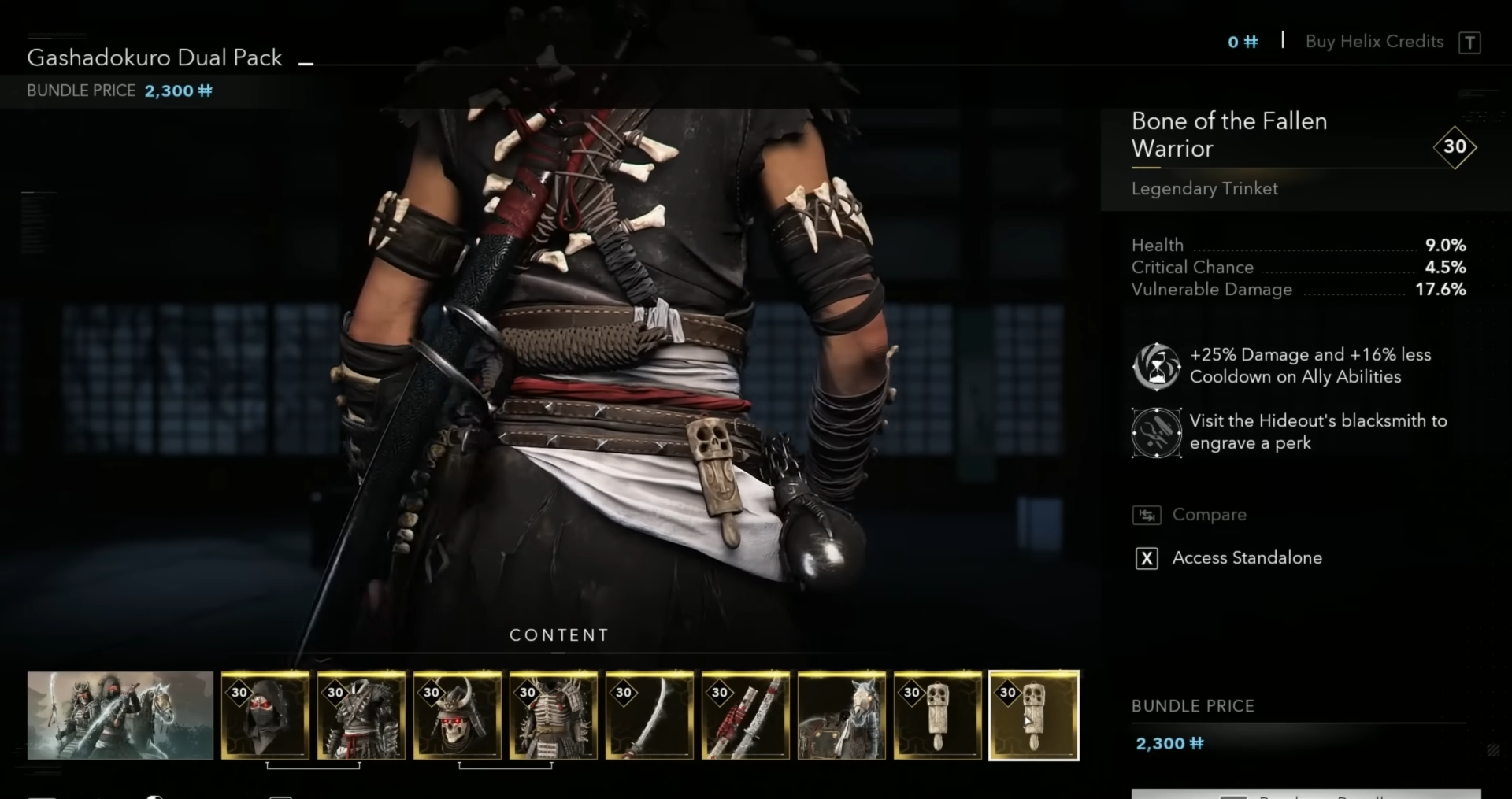 How To Get Bone of the Fallen Warrior Trinket in Assassin's Creed Shadows