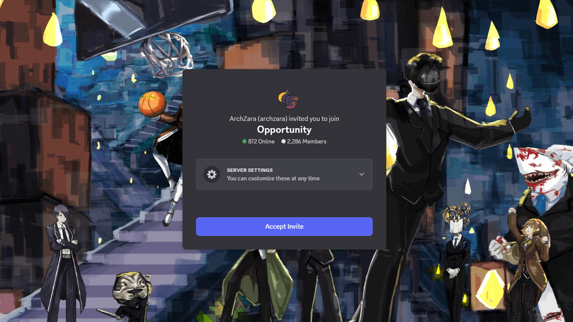 The Opportunity Discord server for Limbus Defense on Roblox