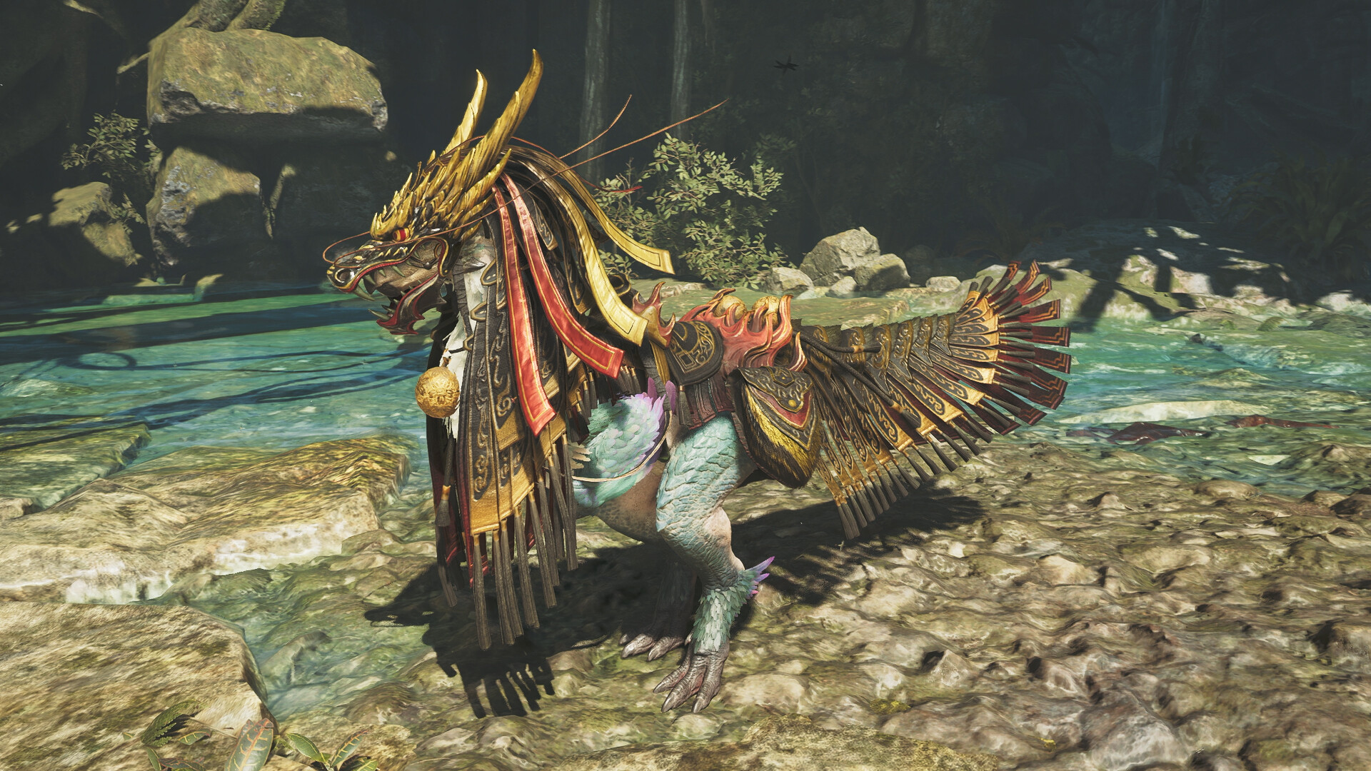 The Majestic Dragon's Caparison (Image via Capcom)